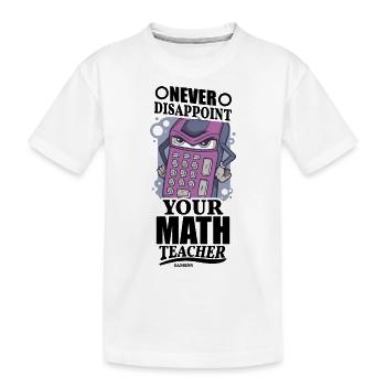 Mathématiques - T-shirt bio Premium Enfant - blanc - Devant