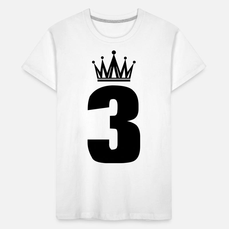 3 Kids' Premium Organic T-Shirt