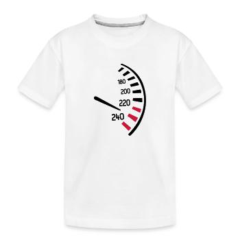 Compteur vitesse - T-shirt bio Premium Enfant - blanc - Devant