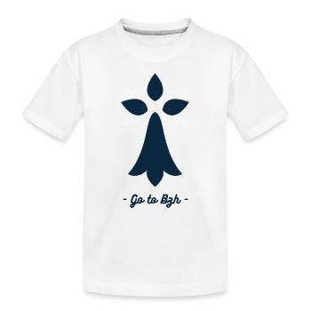 Hermine Stylisée BZH - T-shirt bio Premium Enfant - blanc - Devant