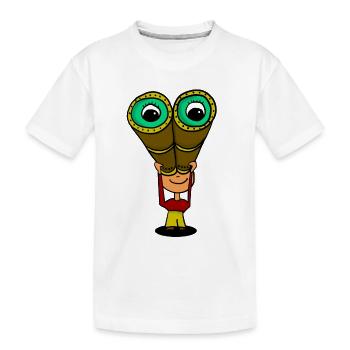 jumelles - T-shirt bio Premium Enfant - blanc - Devant