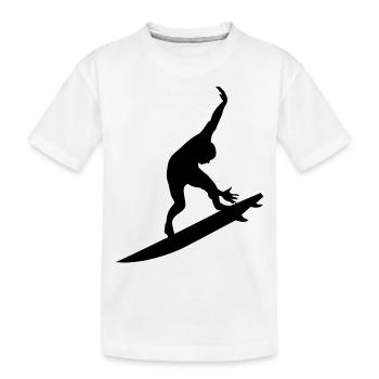 Surfing male - T-shirt bio Premium Enfant - blanc - Devant