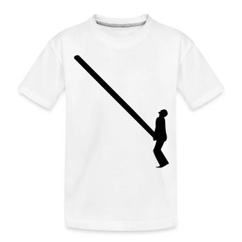 de jeter le Caber - T-shirt bio Premium Enfant - blanc - Devant