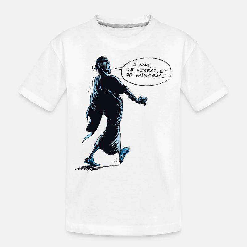 Asterix & Obelix - César veni vidi vici - Kinder Premium Bio T-Shirt - Weiß