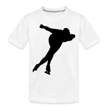 patinage - T-shirt bio Premium Enfant - blanc - Devant