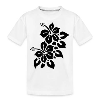 hawaii - Kinder Premium Bio T-Shirt - Weiß - Vorne