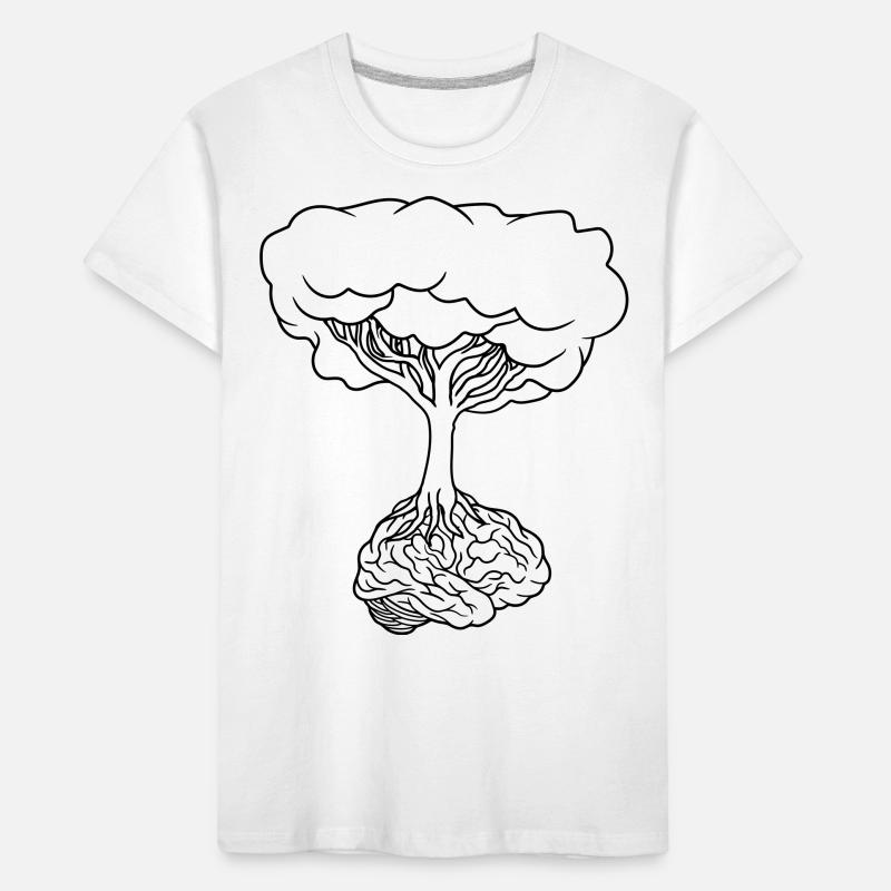 Brain under tree Kids' Premium Organic T-Shirt