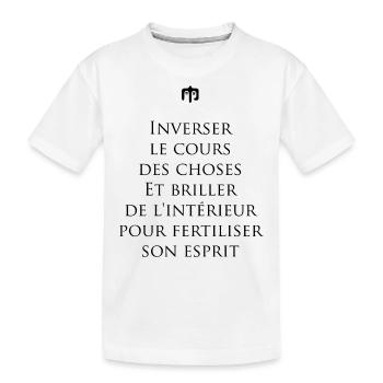 inverser - T-shirt bio Premium Enfant - blanc - Devant