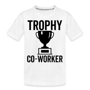 Collègue du trophée - T-shirt bio Premium Enfant - blanc - Devant
