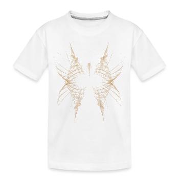 Abstract dot design - Kids' Premium Organic T-Shirt - white - Front