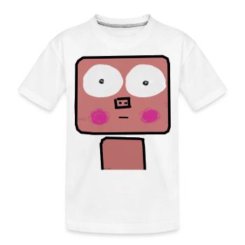 PIG - Kinder Premium Bio T-Shirt - Weiß - Vorne