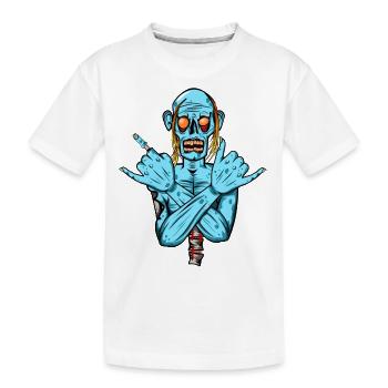 zombie - halloween - T-shirt bio Premium Enfant - blanc - Devant