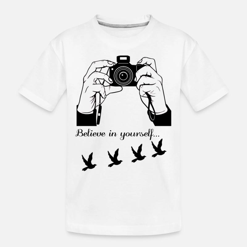 Photographe passionné - T-shirt bio Premium Enfant - blanc