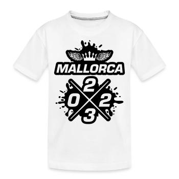 Mallorca 2023 - Kids' Premium Organic T-Shirt - white - Front