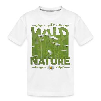 Nature sauvage - T-shirt bio Premium Enfant - blanc - Devant