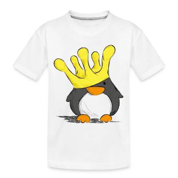 Pingouin - T-shirt bio Premium Enfant - blanc - Devant