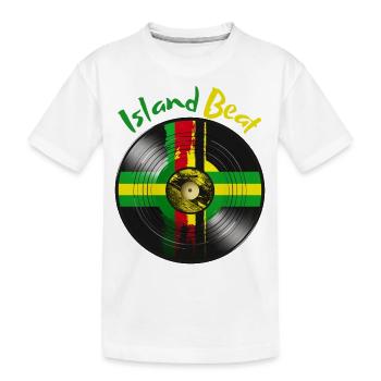 Island Beat - Rythmes des tropiques et du soleil - T-shirt bio Premium Enfant - blanc - Devant