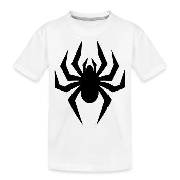 spider - Kids' Premium Organic T-Shirt - white - Front