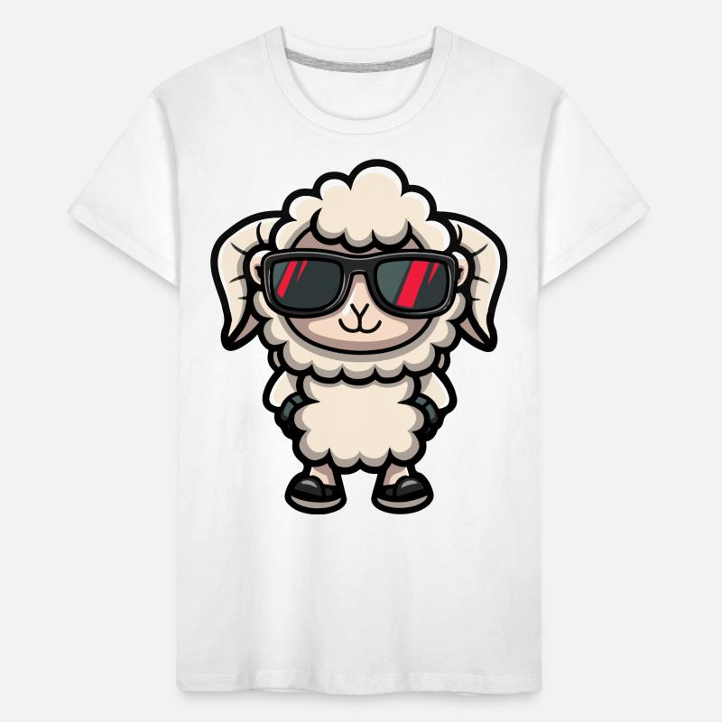 Sheep Comic Cool Kids' Premium Organic T-Shirt