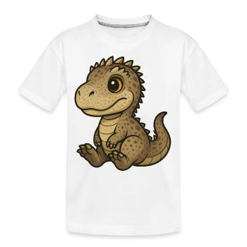 Carcha Chibi - Kinder Premium Bio T-Shirt - Weiß - Vorne