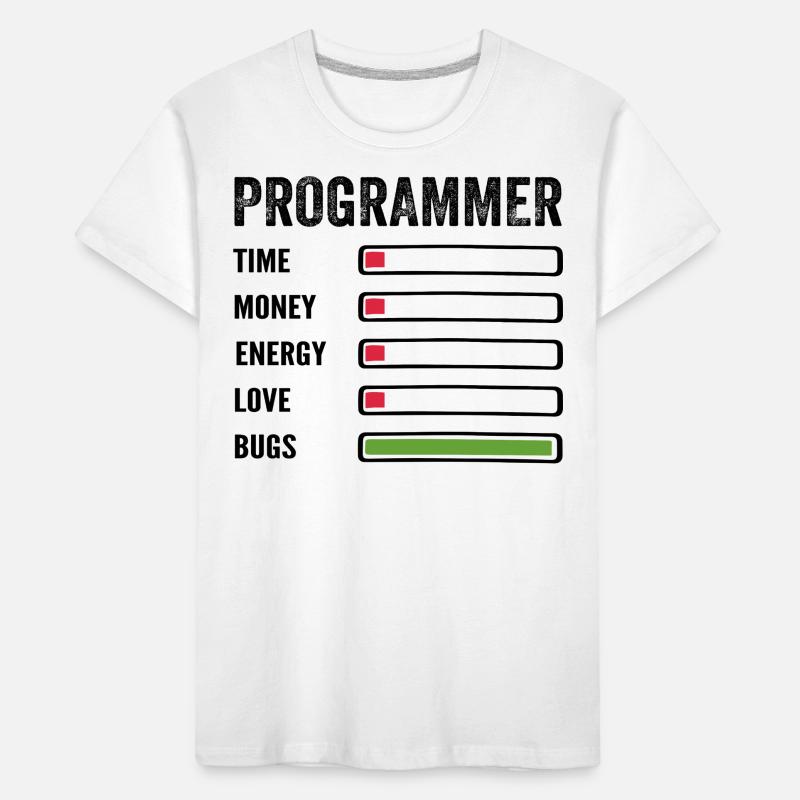 Entwickler Humor Programmierer Programmierer Programmierer Kinder Premium Bio T-Shirt