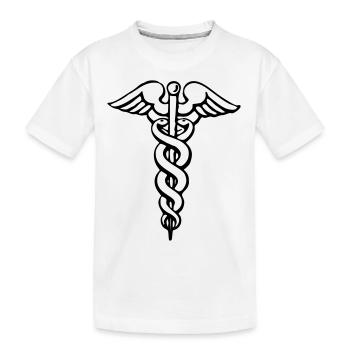 Caducée 01 - T-shirt bio Premium Enfant - blanc - Devant