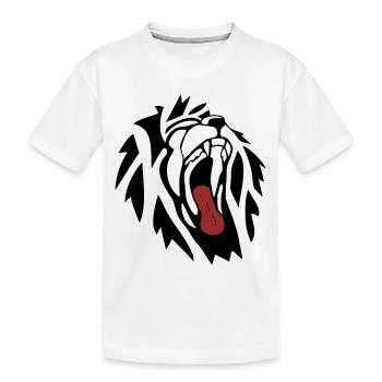 Lion - T-shirt bio Premium Enfant - blanc - Devant