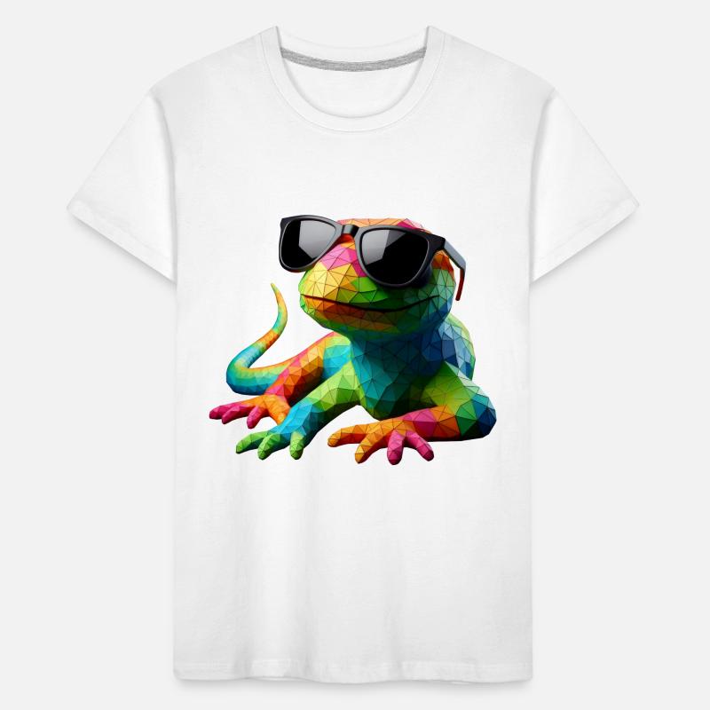 LIZARD cool multicolor Kinder Premium Bio T-Shirt