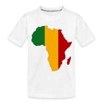 Mali Drapeau Afrique - T-shirt bio Premium Enfant - blanc - Devant