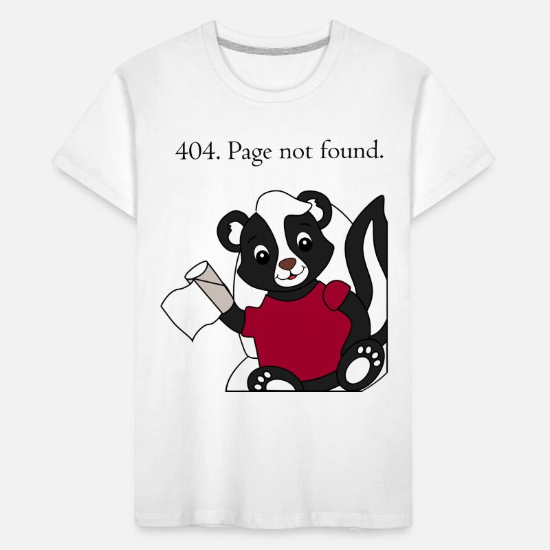 Stinktier Pixie 404 Page not found Kinder Premium Bio T-Shirt