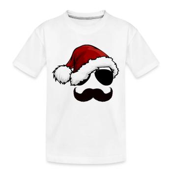 Maillot unisexe Premium Joyeux Noël T-shirt - T-shirt bio Premium Enfant - blanc - Devant