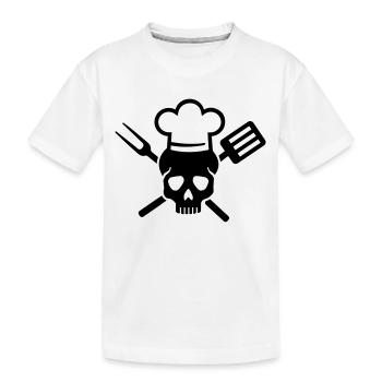 Cuisinier - T-shirt bio Premium Enfant - blanc - Devant