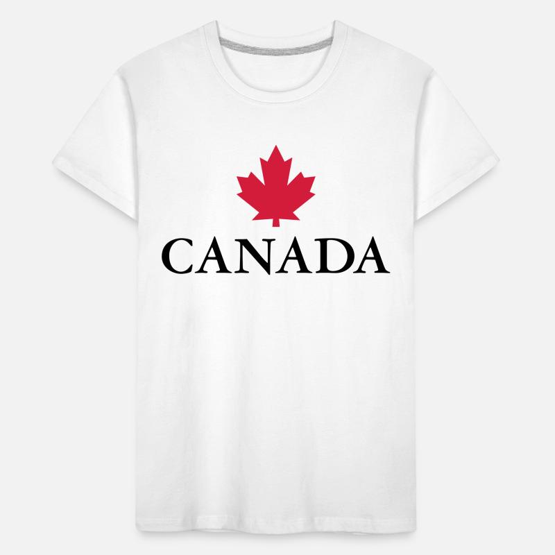 Canada, Ottawa, Maple Leaf Maple Leaf Canada Amérique T-shirt bio Premium Enfant