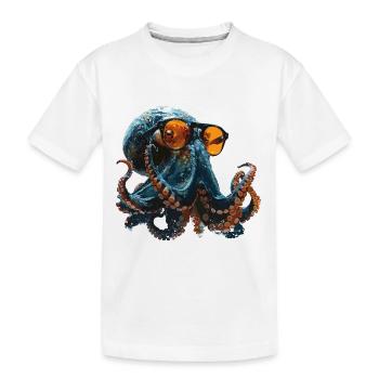 Calmar funky - T-shirt bio Premium Enfant - blanc - Devant