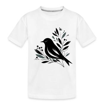 Merle - T-shirt bio Premium Enfant - blanc - Devant