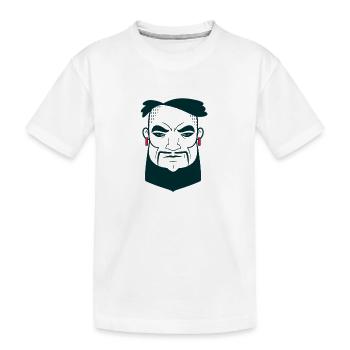 rastaman - Kinder Premium Bio T-Shirt - Weiß - Vorne