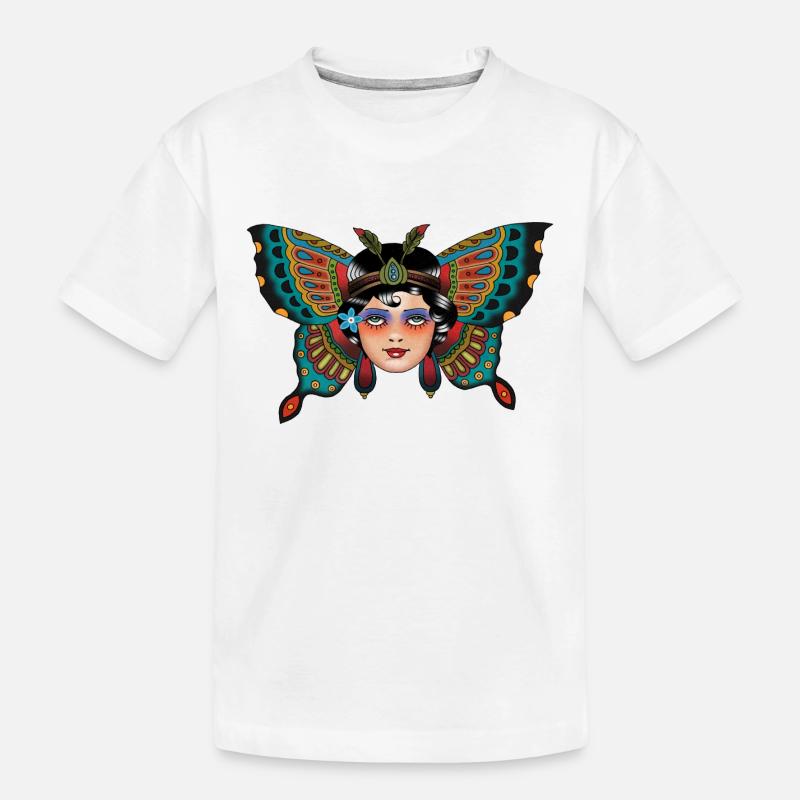 papillon - T-shirt bio Premium Enfant - blanc