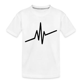 Frequenz - Kinder Premium Bio T-Shirt - Weiß - Vorne