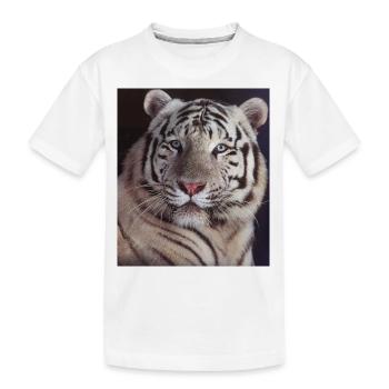 tigre blanc - T-shirt bio Premium Enfant - blanc - Devant