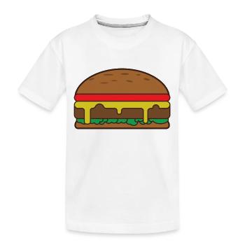 hamburger - T-shirt bio Premium Enfant - blanc - Devant