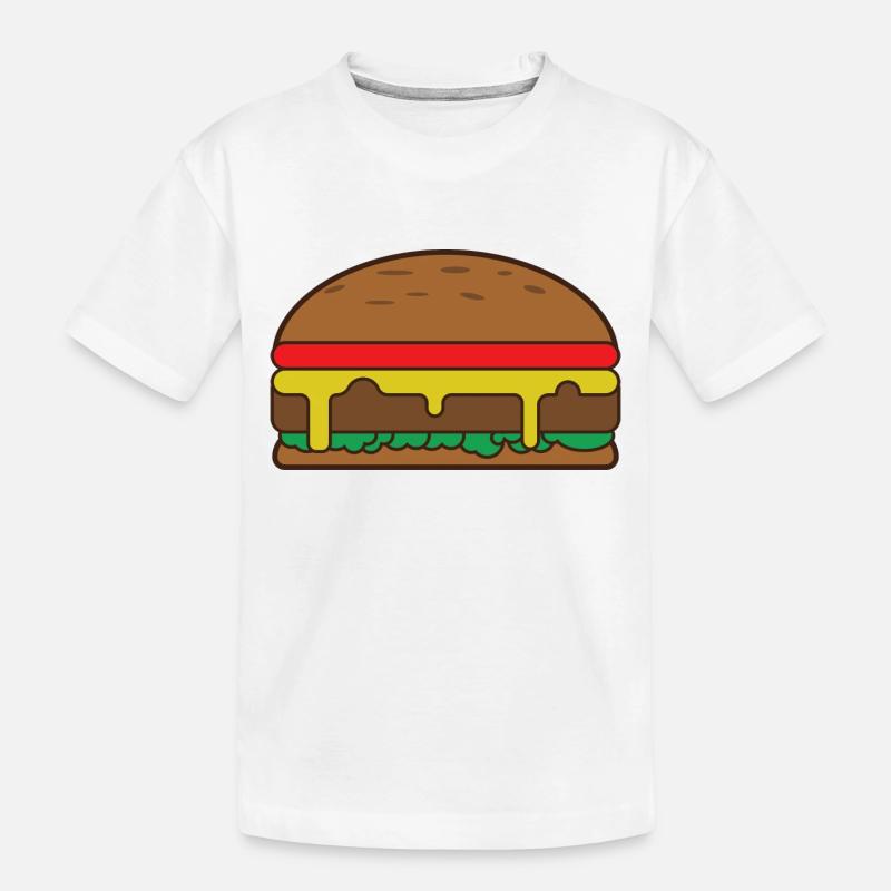 hamburger - T-shirt bio Premium Enfant - blanc