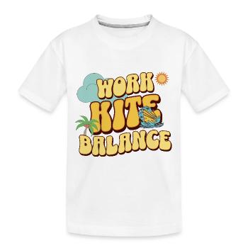 Kitesurfing Kitesurf Kiteboard - T-shirt bio Premium Enfant - blanc - Devant