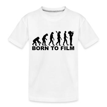 Evolution Movie - Kids' Premium Organic T-Shirt - white - Front
