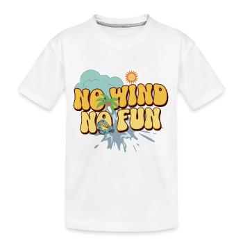Kitesurf Kitesurfer Kiteboard - T-shirt bio Premium Enfant - blanc - Devant