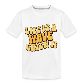Kitesurf Kitesurfer Kiteboard - T-shirt bio Premium Enfant - blanc - Devant