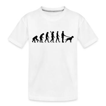 Boxer - Kinder Premium Bio T-Shirt - Weiß - Vorne