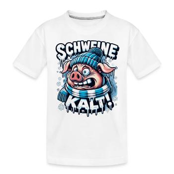 Porc froid - T-shirt bio Premium Enfant - blanc - Devant