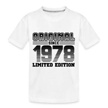 1978 - Kinder Premium Bio T-Shirt - Weiß - Vorne