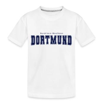 Dortmund - Kinder Premium Bio T-Shirt - Weiß - Vorne