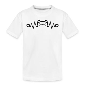Geschenke für Gamer, die Fans von Videospielen, Gaming - Kinder Premium Bio T-Shirt - Weiß - Vorne